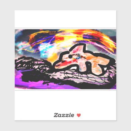 Dolfijn juweel sticker (Vel)