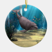Dolfijn Keramisch Ornament (Voorkant)