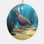 Dolfijn Keramisch Ornament (Links)