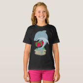 Dolfijn Kerstpakket T-shirt (Voorkant volledig)