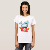 Dolfijn Keukenweegschaal T-shirt (Voorkant volledig)