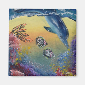 Dolfijn Koelkast Magneet