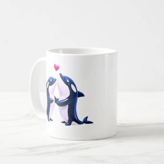 Dolfijn Koffiemok (Voorkant links)