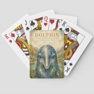 Dolfijn Kustbaai Wildlife Pokerkaarten