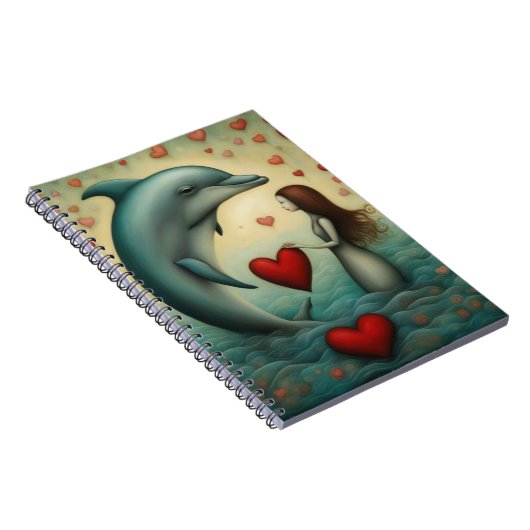 Dolfijn Liefde 1 Notitieboek (Rechterzijde)