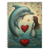 Dolfijn Liefde 1 Notitieboek (Voorkant)