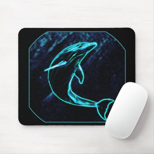 Dolfijn (Light Dolphin) Muismat (Met muis)