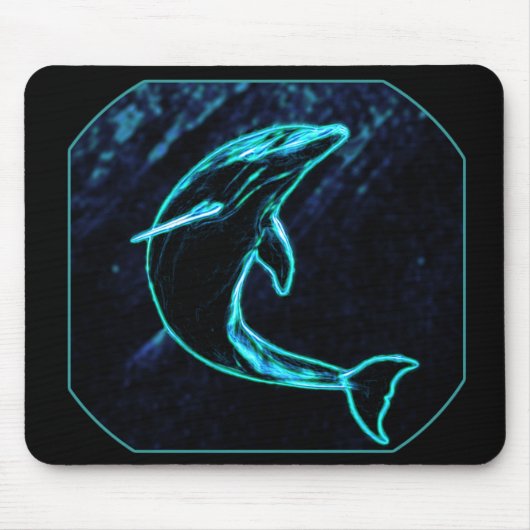 Dolfijn (Light Dolphin) Muismat (Voorkant)