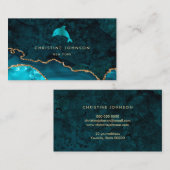 dolfijn logo design visitekaartje (Voorkant / Achterkant)