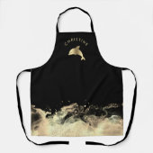 dolfijn logo schort (Voorkant)