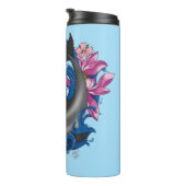 Dolfijn Lotus Bloemen Kersenbloesem Thermosbeker (Geroteerd rechts)