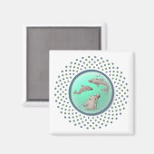 Dolfijn Magneet (Voorkant / Achterkant)