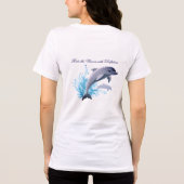 Dolfijn Mark Vrouwen T-shirts Stijlvolle Dagelijks (Achterkant)