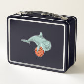 Dolfijn met Basketball (Achterkant)