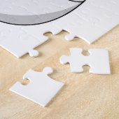 Dolfijn met beker koffie legpuzzel (Zijkant)