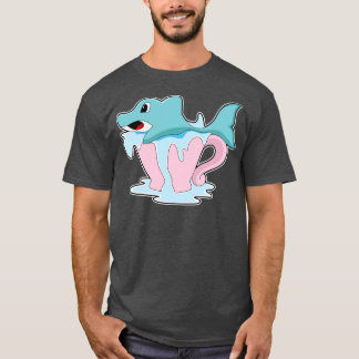Dolfijn met beker water t-shirt
