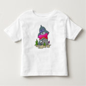 Dolfijn met bril kinder shirts (Voorkant)
