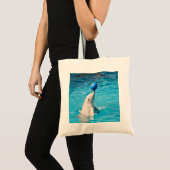 Dolfijn met een bal tote bag (Voorkant (product))