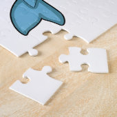 Dolfijn met fitnessbanden legpuzzel (Zijkant)