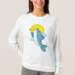 Dolfijn met fitnessbanden t-shirt