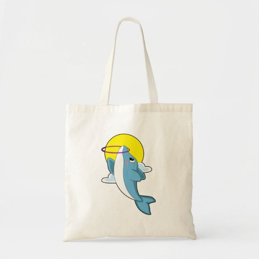 Dolfijn met fitnessbanden tote bag (Voorkant)