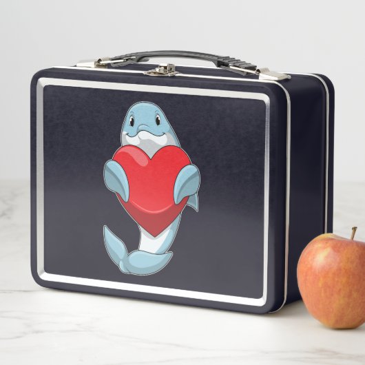 Dolfijn met hart (In situ)