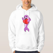 Dolfijn met hart hoodie (Voorkant)
