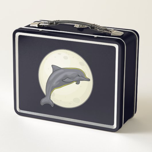 Dolfijn met maan (Achterkant)