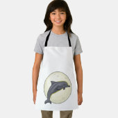 Dolfijn met maan schort (Insitu)