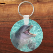 Dolfijn met open mond sleutelhanger (Front)