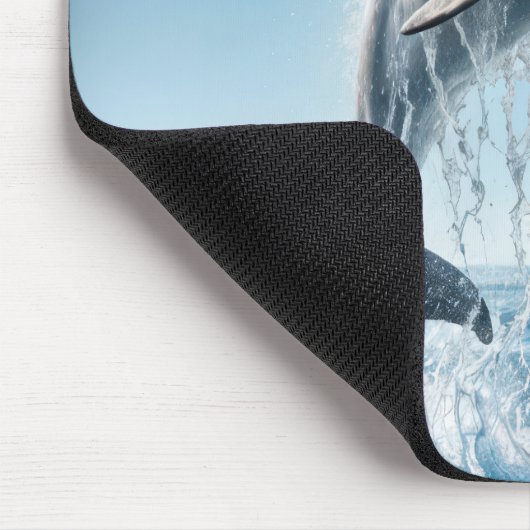 Dolfijn met party Pet Muismat (Hoek)