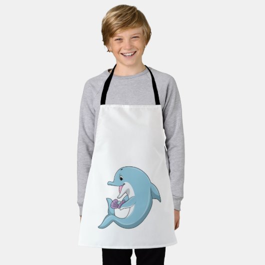 Dolfijn met Pearl Schort (Gedragen)