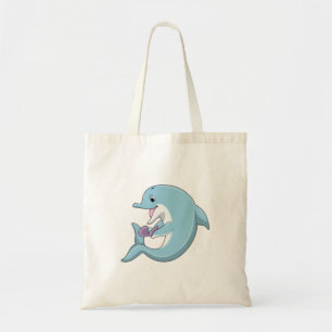 Dolfijn met Pearl Tote Bag