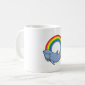 Dolfijn met regenboog koffiemok (Voorkant links)