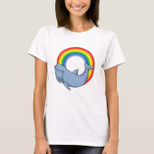 Dolfijn met regenboog t-shirt (Voorkant)