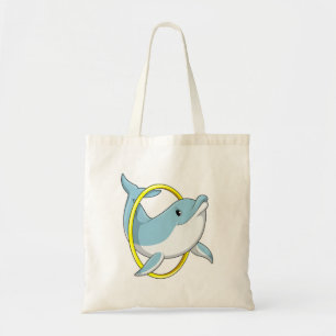 Dolfijn met ringing tote bag