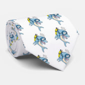 dolfijn met scuba stropdas (Opgerold)