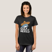 Dolfijn met sombrero Golf van Mexico T-shirt (Voorkant volledig)