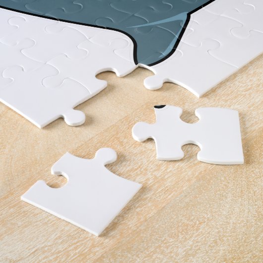 Dolfijn met Volleyball Legpuzzel (Zijkant)