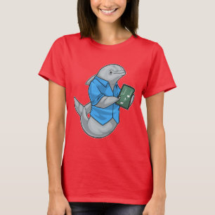 Dolfijn Muziekleraar Muzieknoten T-shirt