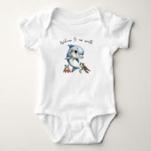 Dolfijn Nieuwe Baby Welkom Romper (Voorkant)
