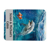 Dolfijn Ocean Gepersonaliseerd Zee Magneet (Horizontaal)