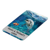 Dolfijn Ocean Gepersonaliseerd Zee Magneet (Linkerzijde)