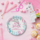 Dolfijn onder het Zee Birthday Papieren Bordje (Feest)