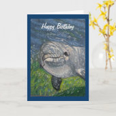 Dolfijn onder water: coolste persoon die ik ken: k kaart (Gele Bloem)