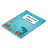 Dolfijn onder water / Terug naar school Notitieboek (Linkerzijde)