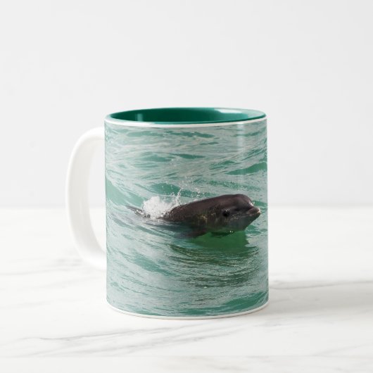 Dolfijn op Mok (Voorkant links)