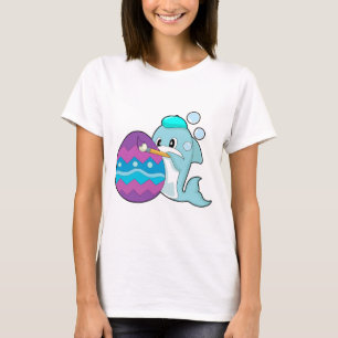 Dolfijn Pasen Schilderij T-shirt