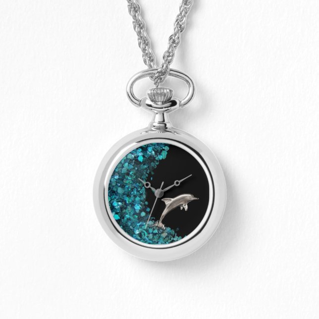 Dolfijn Paul Shell Wave horloge (Voorkant)