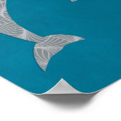 Dolfijn Poster, Dolphin Wall Decor, Dolphin Print (Hoek)